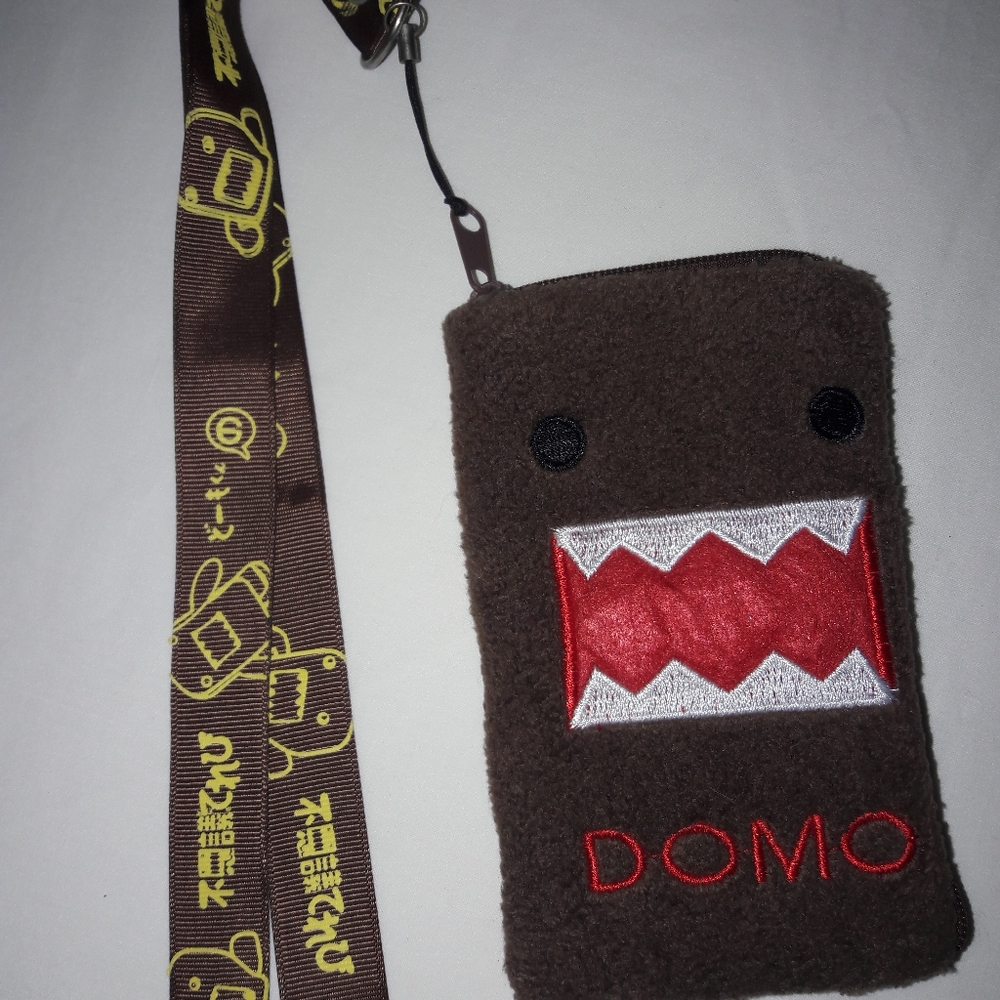 Domo Plush lanyard Wallet/ID holder